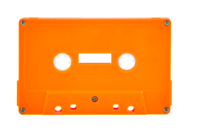 Orange Cassette Shell Tab Out